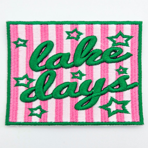 Lake Days Puff Embroidered Patch – Boutique & Hat Bar Favorite