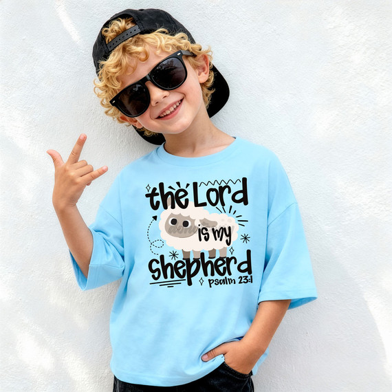Retro The Lord Is My Shepherd DTF Heat Transfer
