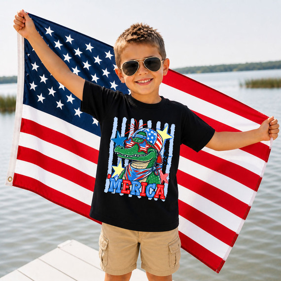 Merica Dino DTF Heat Transfer