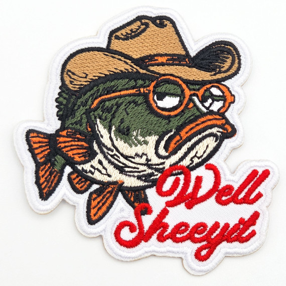 Well Sheeyit Embroidered Hat Patch – 3" x 3"