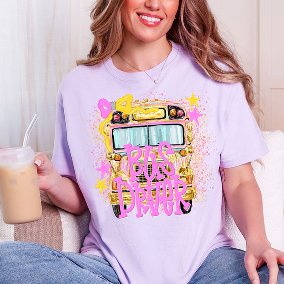 Bus Driver DTF Heat Transfer