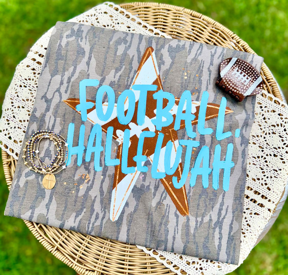 Football Hallelujah DTF Heat Transfer