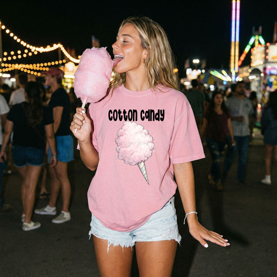 Cotton Candy DTF Heat Transfer