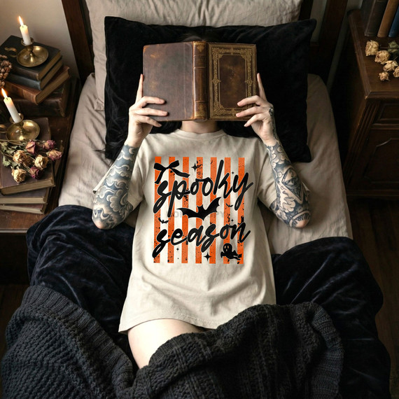 Spooky Season Script DTF Heat Transfer