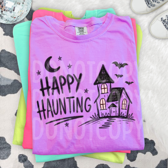 Happy Haunting  DTF Heat Transfer