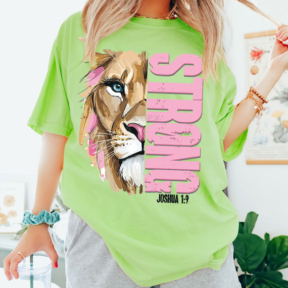 Strong Joshua 1:9 DTF Heat Transfer