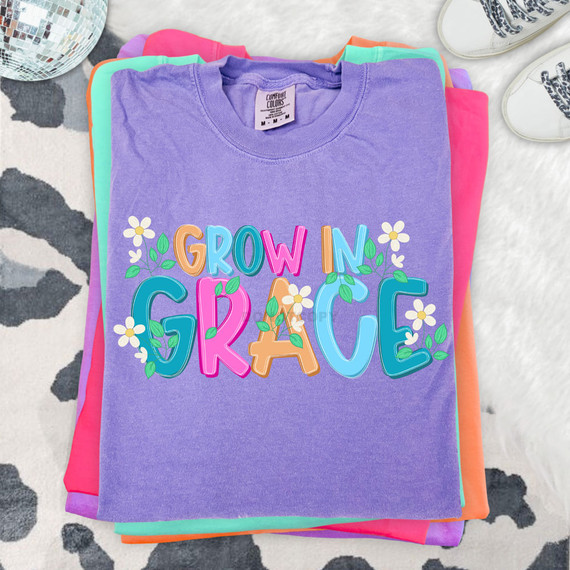 Grow In Grace DTF Heat Transfer