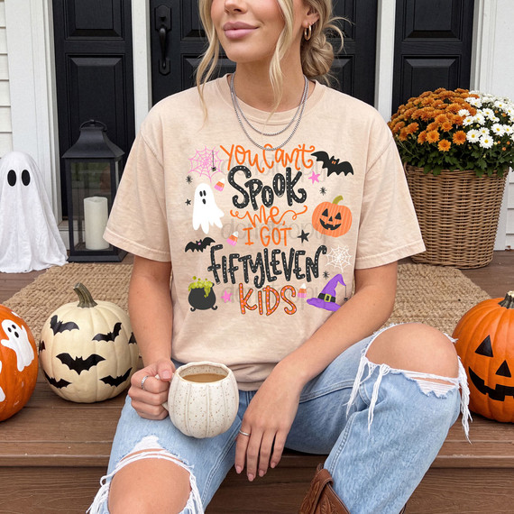 You Can't Spook Me I Got Fiftyleven Kids DTF Heat Transfer
