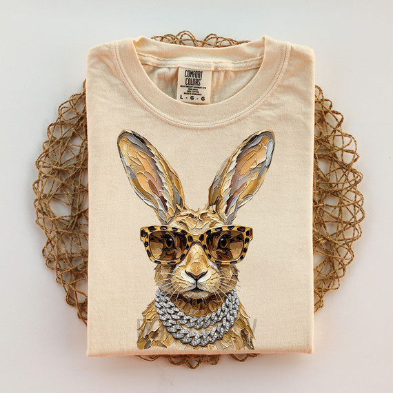 Glam Jackrabbit DTF Heat Transfer