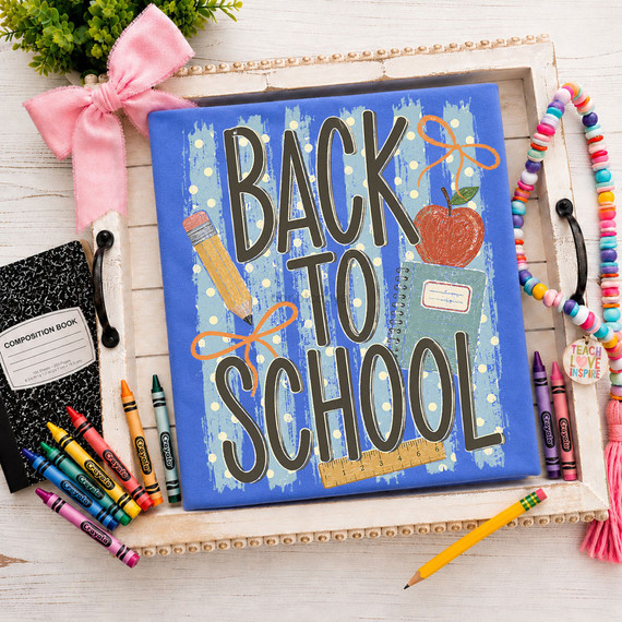 Back to School Teacher Supplies DTF Heat Transfer