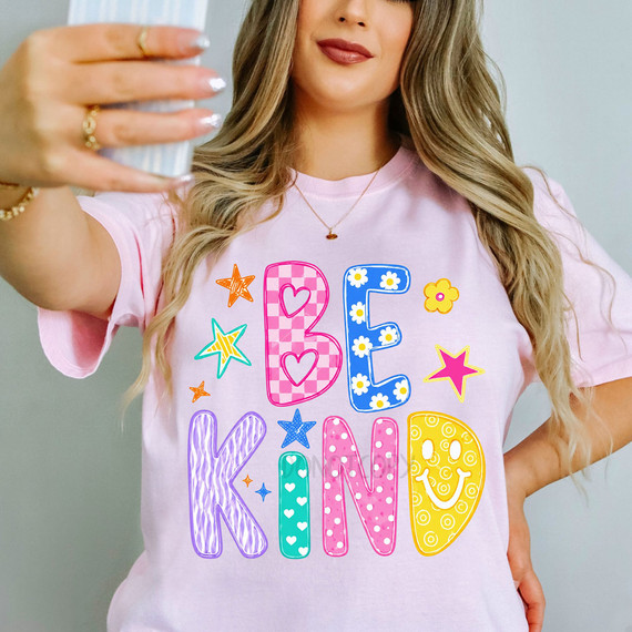 Retro Be Kind DTF Heat Transfer