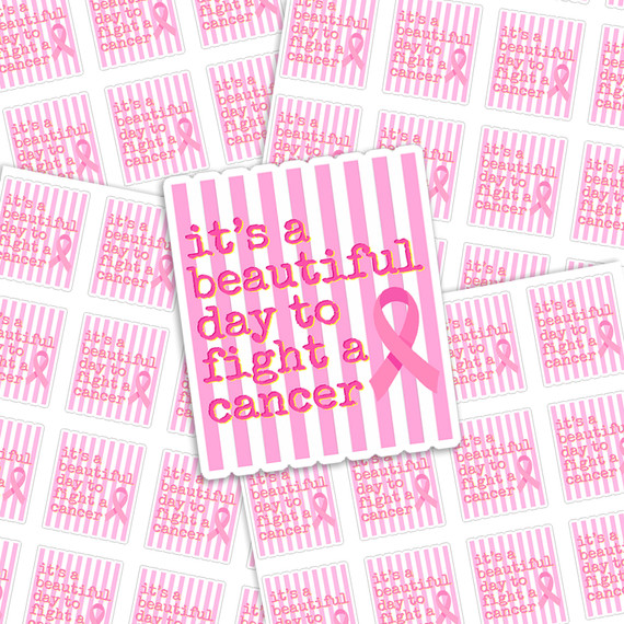 It’s a Beautiful Day to Fight Cancer Sticker Sheet