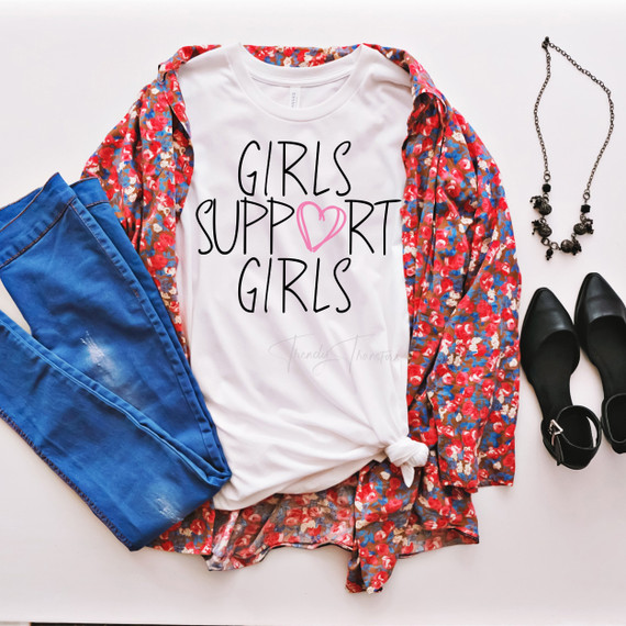 Girls support girls Sublimation Transfer