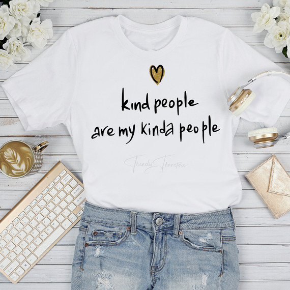 Kind people are my kinda people Sublimation Transfer-1655976253