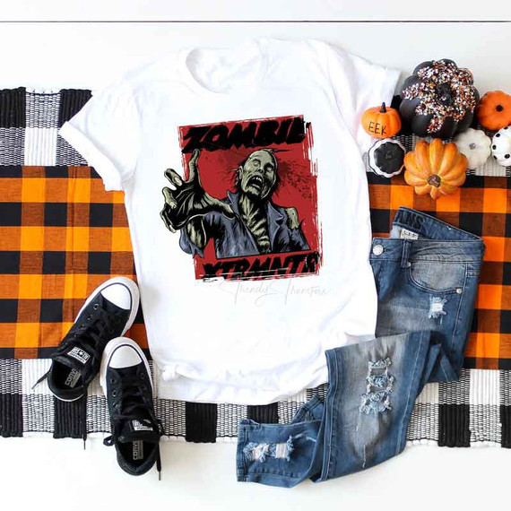 Zombie Exterminator Sublimation Transfer