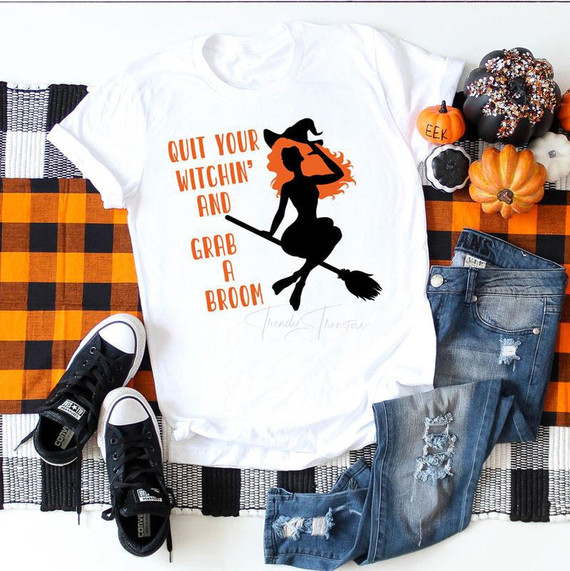Quit Your Witchin' Sublimation Transfer Quit Your Witchin' Sublimation Transfer