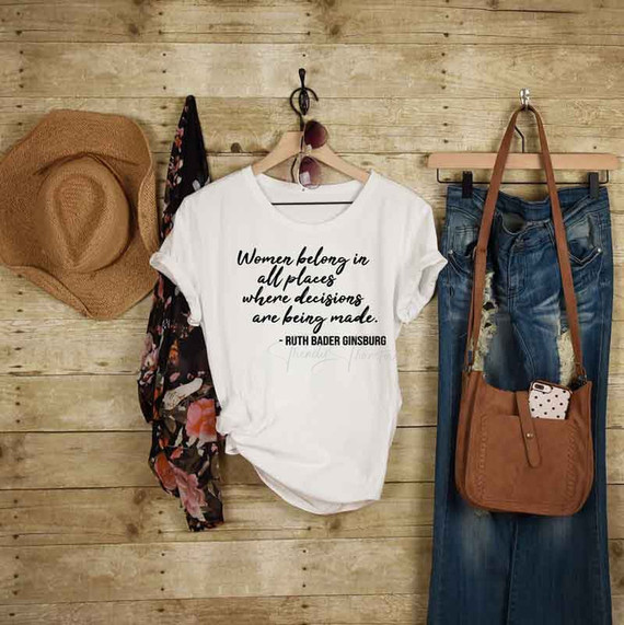 Women Belong In All Places Sublimation Transfer