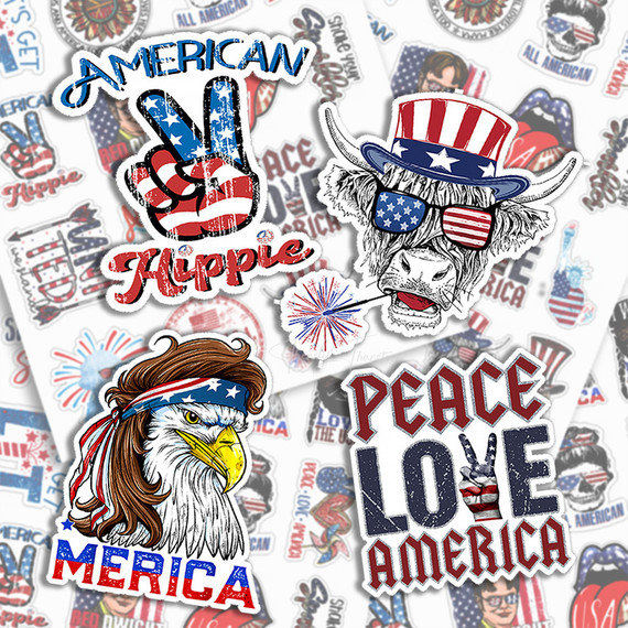 Patriotic Variety Pack Stickers