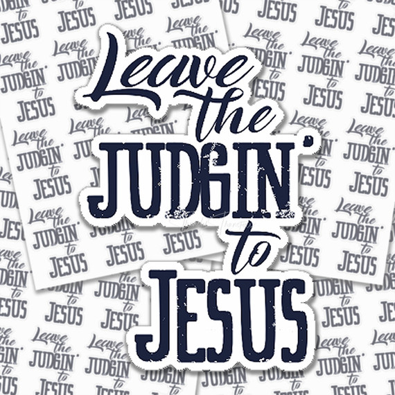 Leave The Judgin To Jesus Sticker Sheet