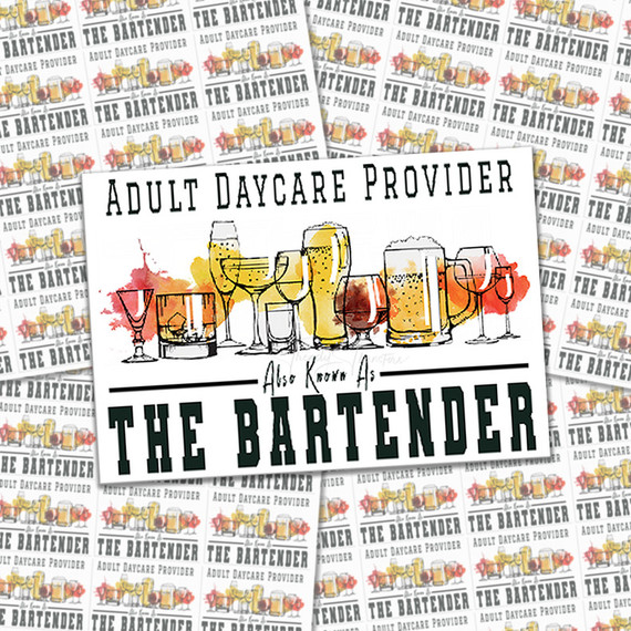 Adult Daycare Provider Sticker Sheet