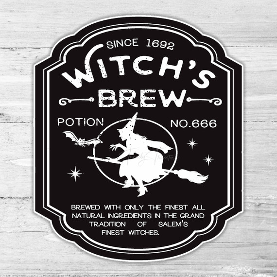 Witchs Brew Die Cut Sticker