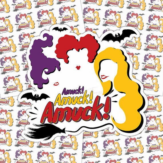 Amuck Amuck Amuck Sticker Sheet