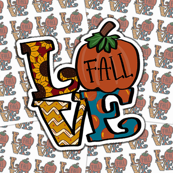 Love Fall Sticker Sheet