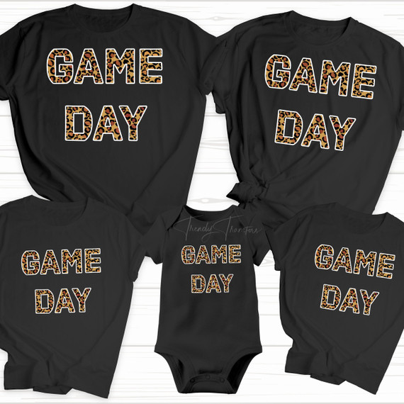 Game Day Leopard DTF Heat Transfer