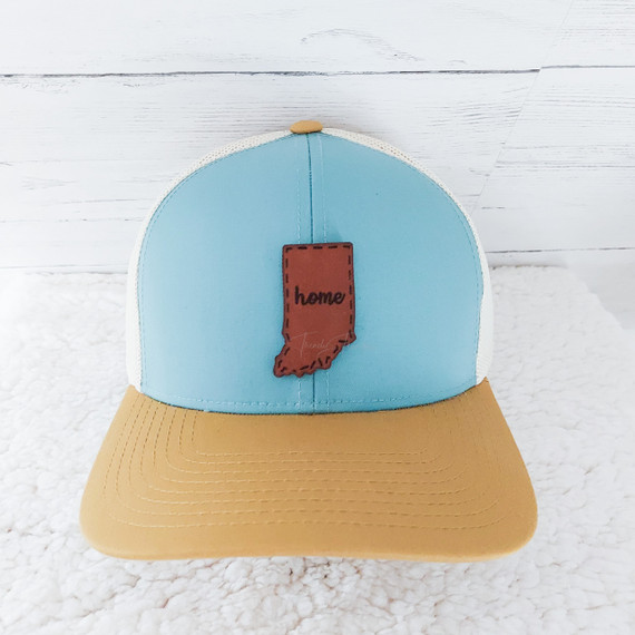 Indiana Home Leather Hat Patch