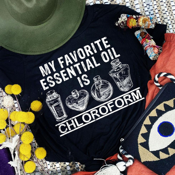 My Favorite Essential Oil Is Chloroform Screen Print