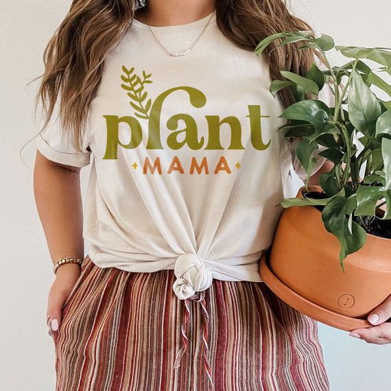 Plant Mama Screen Print Heat Transfer