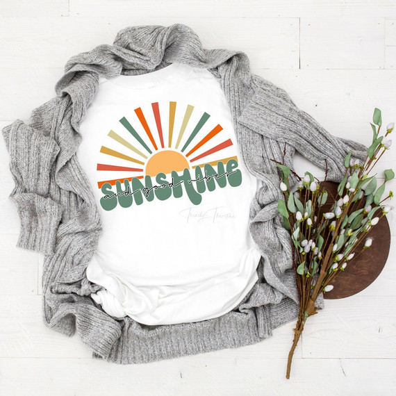 Sunshine and Good Vibes Sublimation Transfer