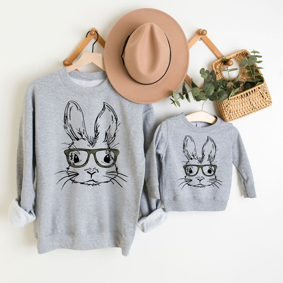 Camo Bunny Glasses DTF Heat Transfer