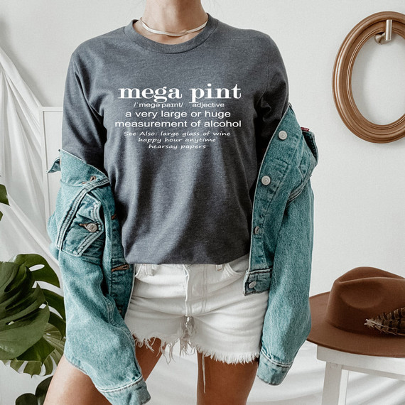 Mega Pint Definition WHITE Screen Print Heat Transfer