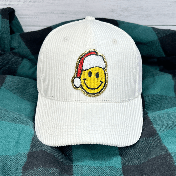 Santa Smile Embroidered Patch