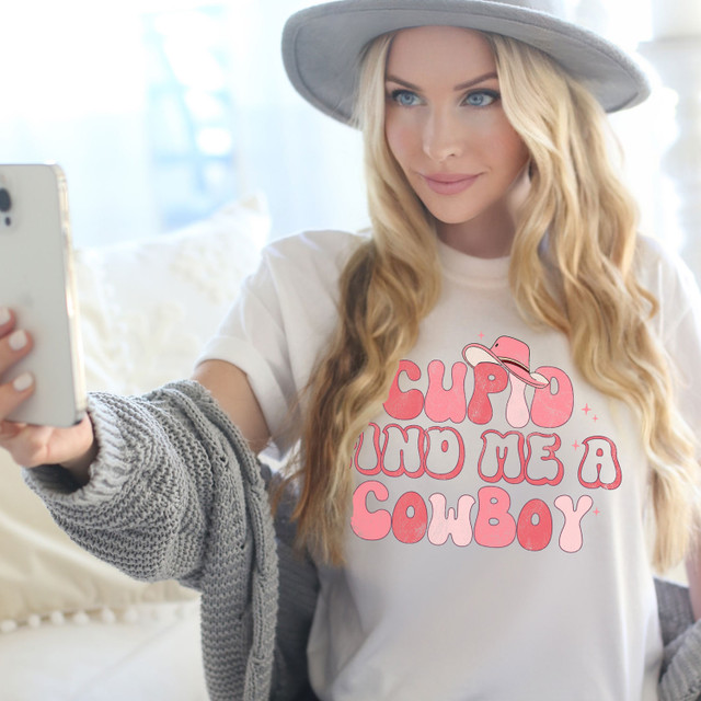 Cupid find me a Cowboy hat Party hat AllBlack Mens Sun hat Gifts for Girlfr