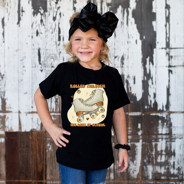 Rolled Through 100 Days Of School DTF Heat Transfer