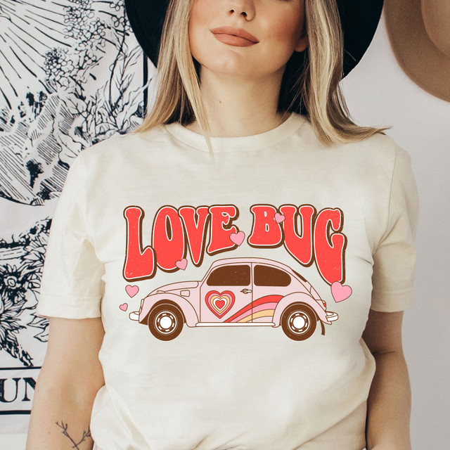 Love Bug Screen Print Heat Transfer