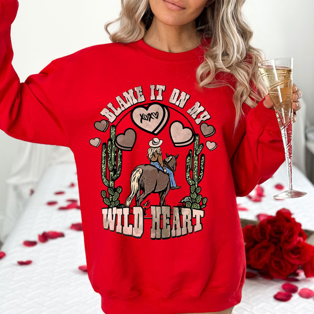Blame It On My Wild Heart DTF Heat Transfer