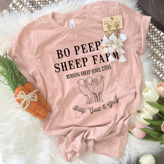 Bo Peep's Sheep Farm DTF Heat Transfer