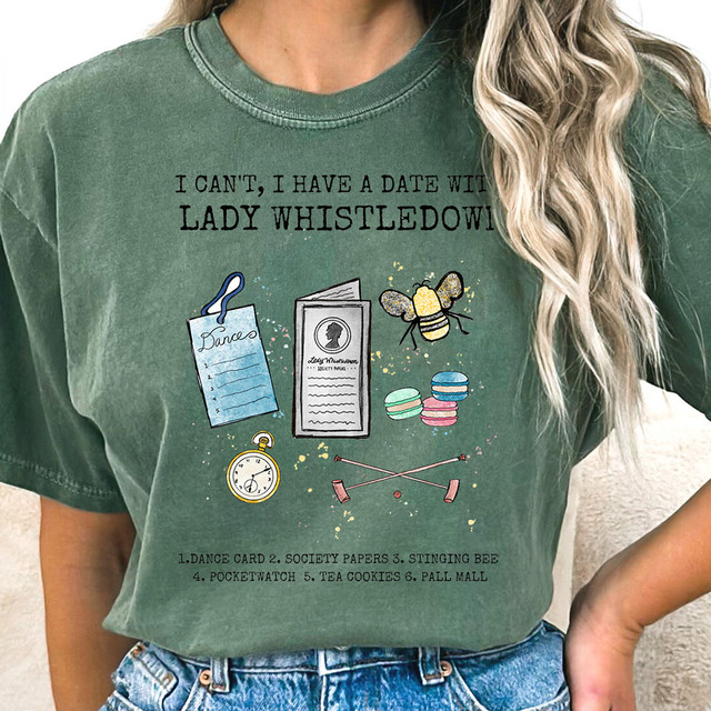 I Can't I Have A Date with Lady Whistledown DTF Heat Transfer