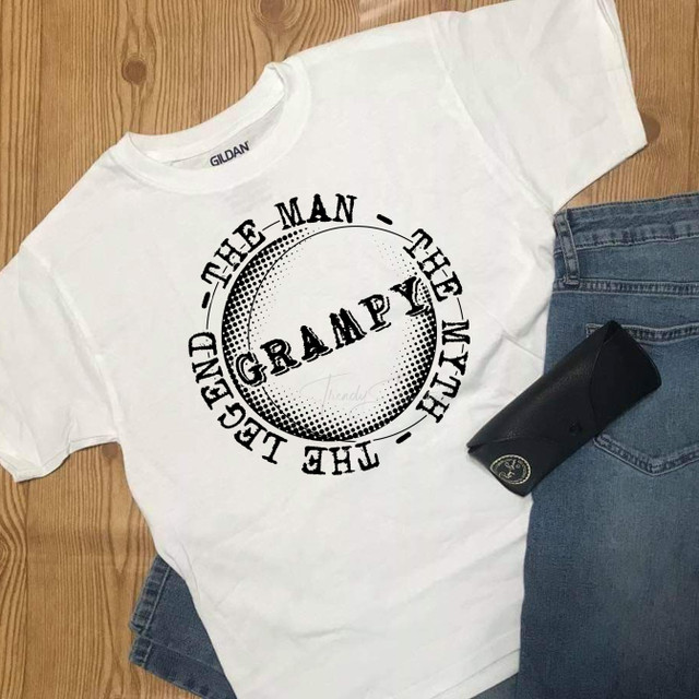 Grampy The Man The Myth The Legend Sublimation Transfer Grampy The Man The Myth The Legend Sublimation Transfer