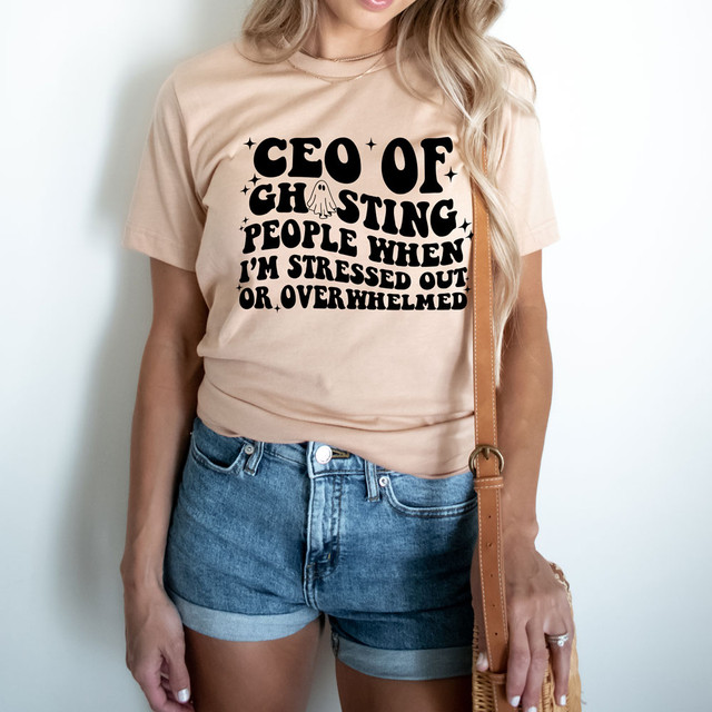 CEO Of Ghosting People DTF Heat Transfer