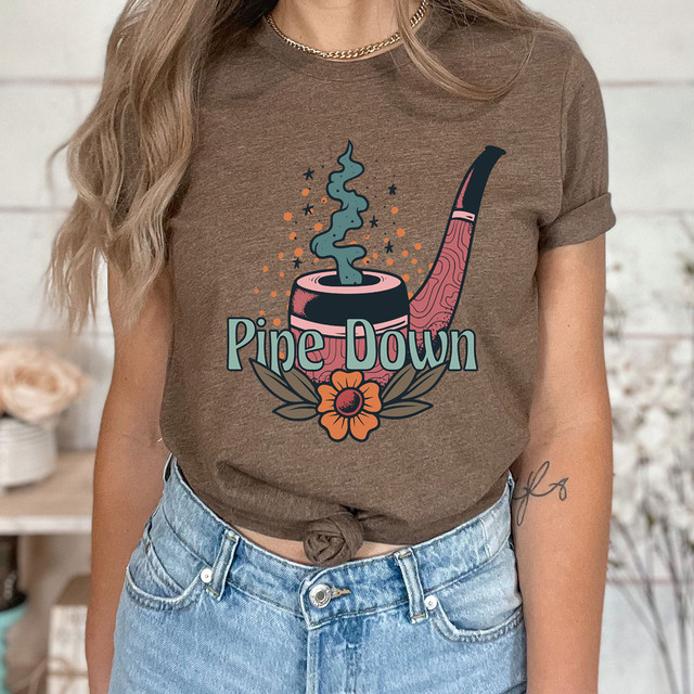 Pipe Down DTF Heat Transfer