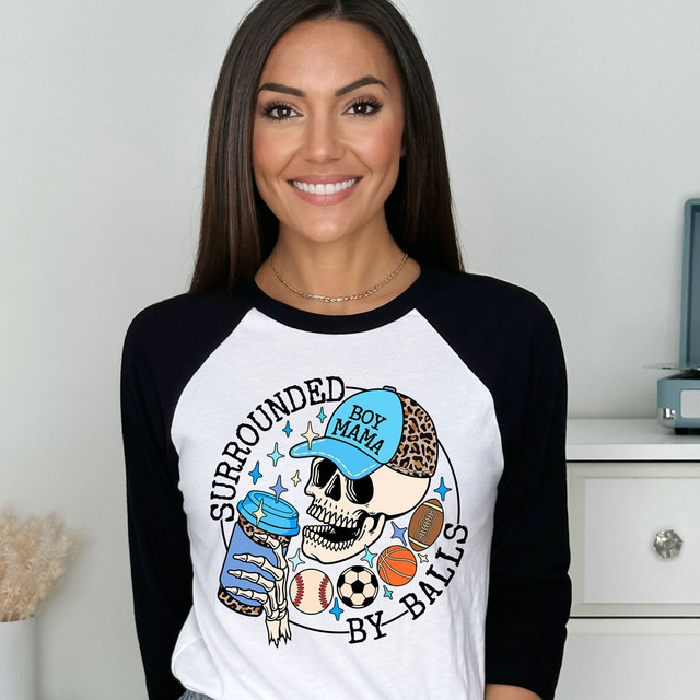 Surrounded By Balls Skellie DTF Heat Transfer