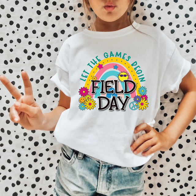 Let The Games Begin Field Day DTF Heat Transfer