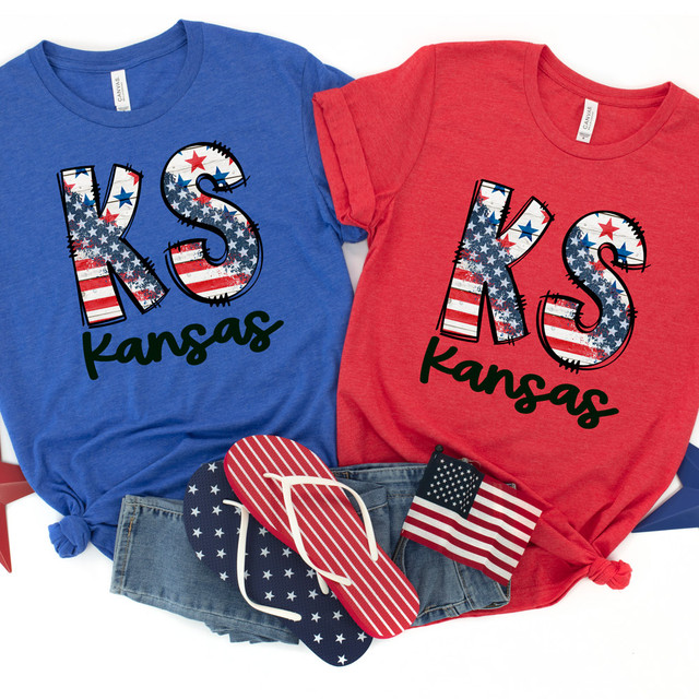 KS Stars & Stripes DTF Heat Transfer