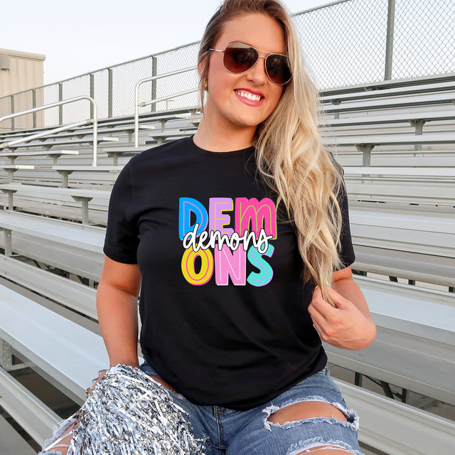 Demons Colorful DTF Heat Transfer