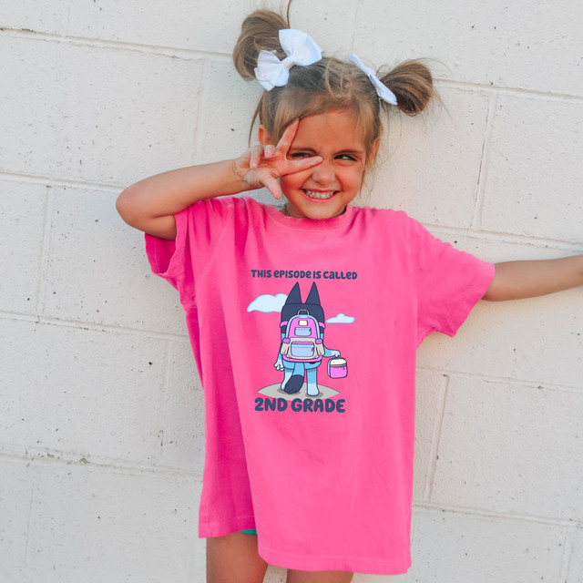 This Episode Is Called 2nd Grade PINK DTF Heat Transfer