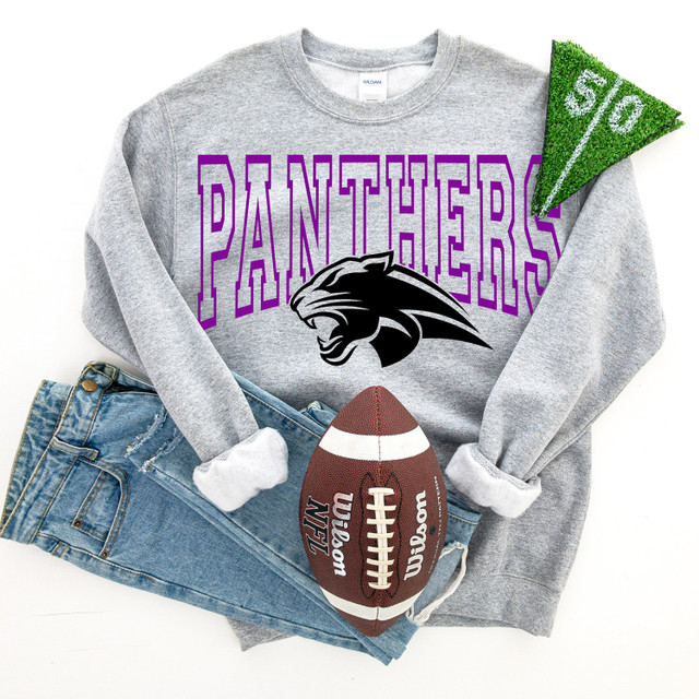 Panthers Purple DTF Heat Transfer